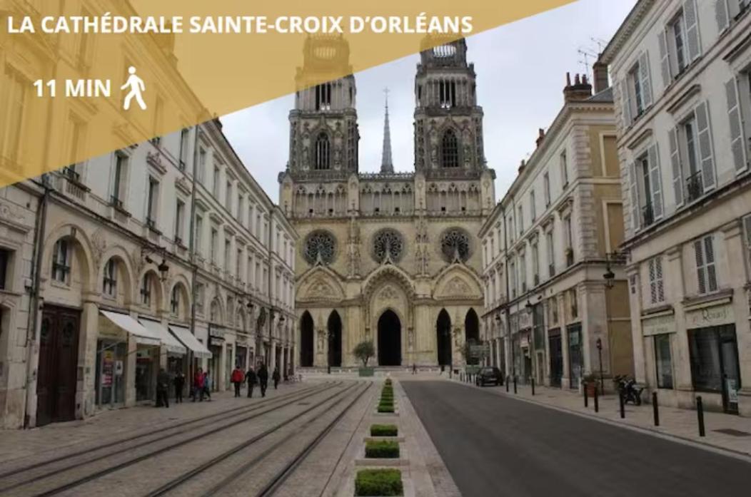 Chaleureux Studio * Neuf * Hypercentre * Wifi * Apartment Orleans Luaran gambar