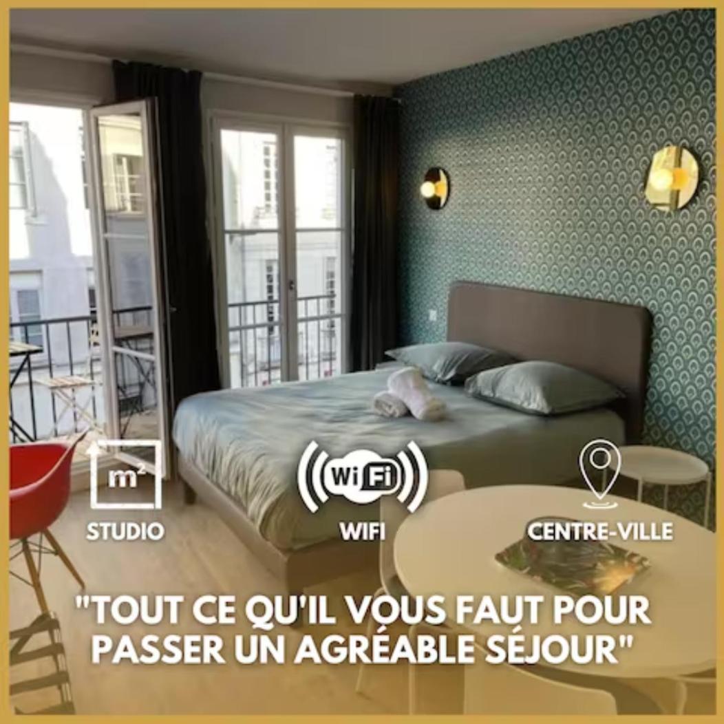 Chaleureux Studio * Neuf * Hypercentre * Wifi * Apartment Orleans Luaran gambar