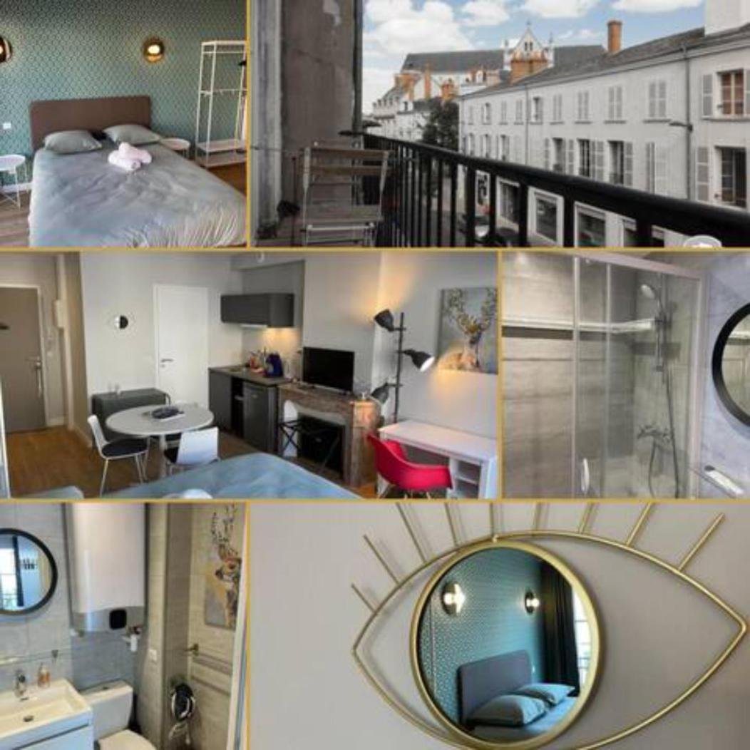 Chaleureux Studio * Neuf * Hypercentre * Wifi * Apartment Orleans Luaran gambar